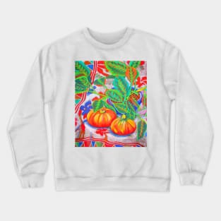 Still Life with Pumpkins Crewneck Sweatshirt